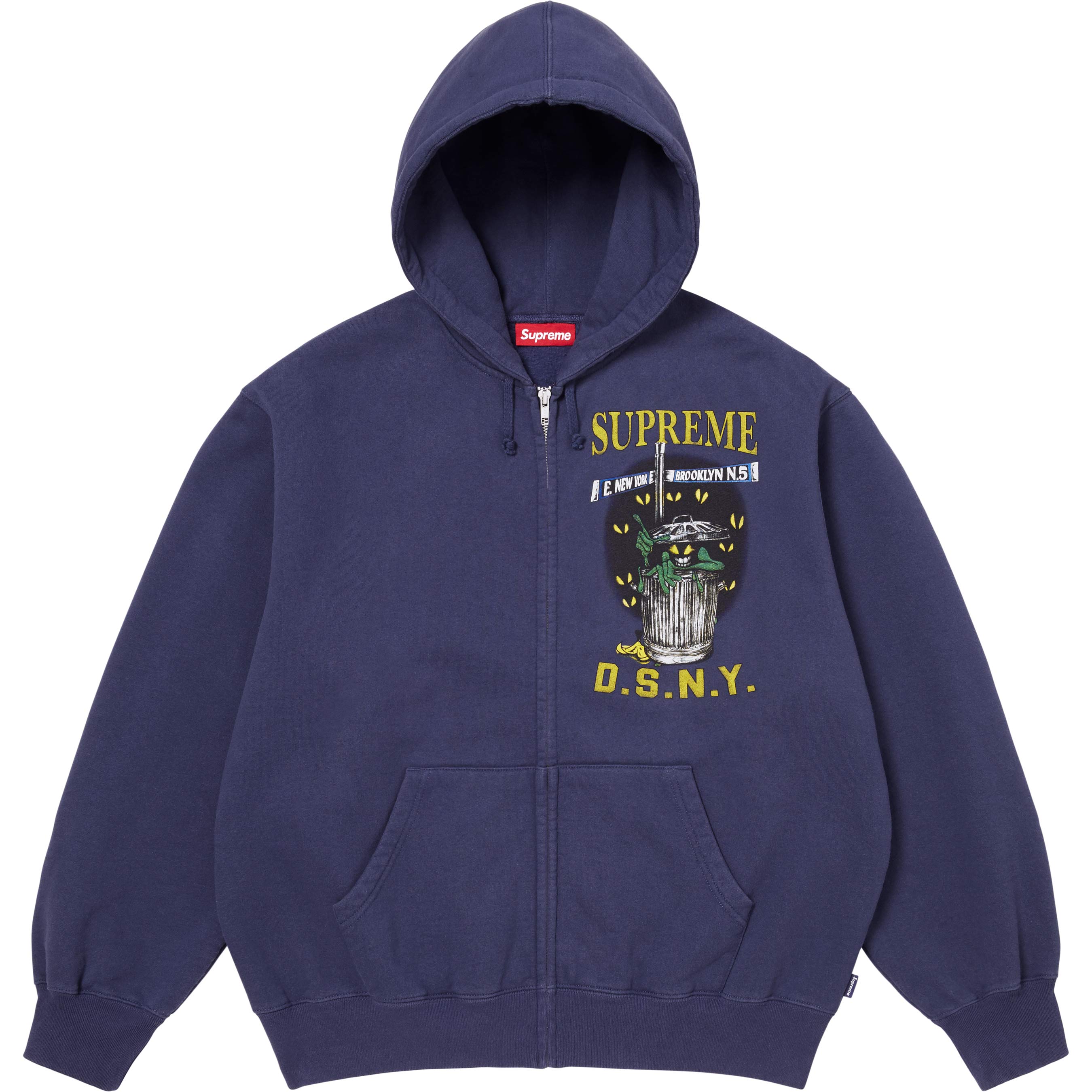 Supreme/DSNY Zip Up Hooded Sweatshirt view 2